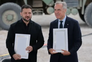 Зеленський і Карні підписали в Калгарі угоду про «100-річне партнерство» між Україною та Канадою