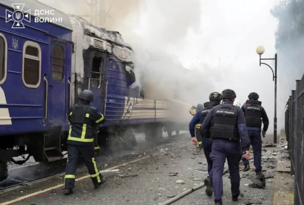 Вважається, що російський удар безпілотником по поїзду поблизу польського кордону в суботу не був спрямований проти Бориса Джонсона, який перебував неподалік