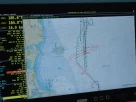 зображення на комп'ютері що відображає як проходять кабелі під водами Ірландії