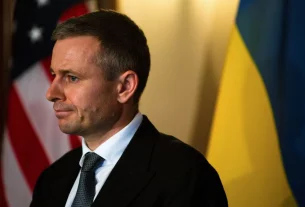 Міністр фінансів України Сергій Марченко бере участь у двосторонній зустрічі з міністром фінансів США Джанет Єллен у рамках щорічних зборів МВФ та СБ у Міністерстві фінансів у Вашингтоні, США, 23 жовтня 2024 року