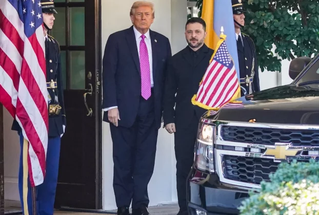 Трамп із Зеленським у Білому домі в жовтні минулого року. Очікується, що вони зустрінуться під час рідкісної зустрічі на полях Генеральної Асамблеї ООН