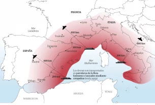 Карта можливого нападу Росії на країни Європи