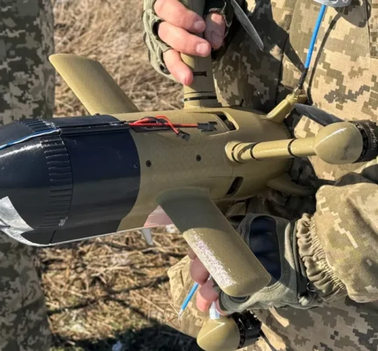 налаштування дрону перехоплювача українським військовим