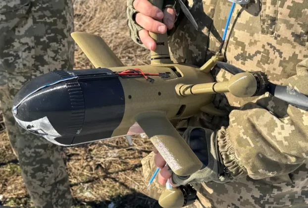 налаштування дрону перехоплювача українським військовим