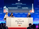 Марін Ле Пен виступає на заході «Paris Playbook Live» у Парижі 24 вересня 2026 року