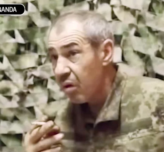пропагандистське відео примусово зняте російськими військовослужбовцями