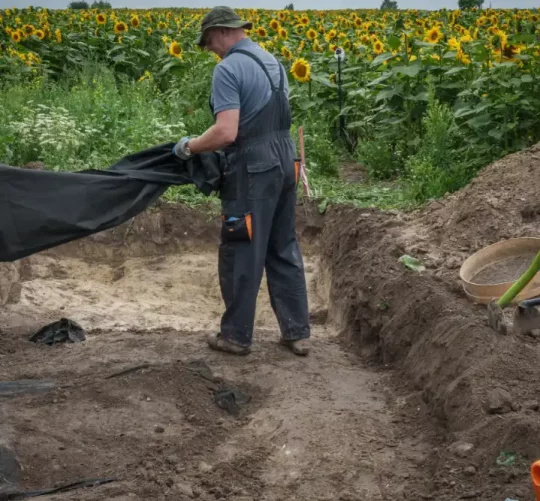 Місце в Україні, де було знайдено останки поляків, убитих під час Другої світової війни українськими націоналістами