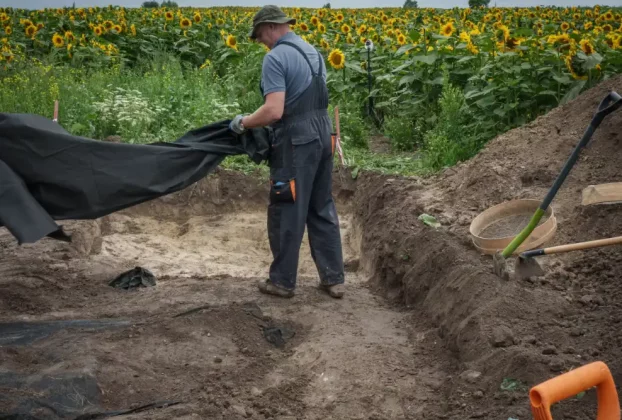 Місце в Україні, де було знайдено останки поляків, убитих під час Другої світової війни українськими націоналістами