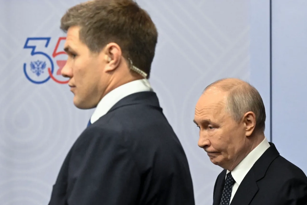 Президент Росії Володимир Путін на полях саміту «Росія–АСЕАН» у Казані, на схід від Москви, 17 червня 2026 року
