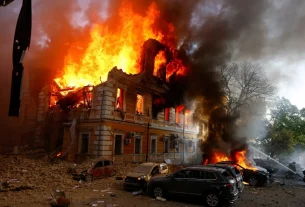 Національна академія наук у Києві після удару дрона: центр міста довгий час вважався відносно безпечним