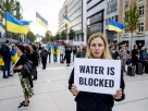 В Брюсселі 28 вересня 2026 року зібралися демонстранти, щоб висловити підтримку мешканцям Олешок та інших українських територій, що перебувають під російською окупацією