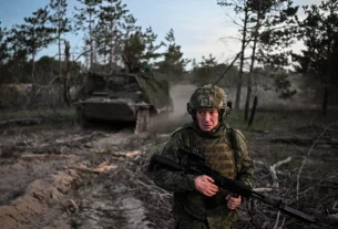 14 травня 2026 року на повітряному спостережному пункті в Ліманському секторі лінії фронту помічено російського військовослужбовця з Групи військ «Запад» (Захід)