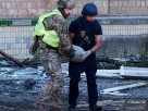 нерозірвана бомба після обстрілу Росією міста Києва
