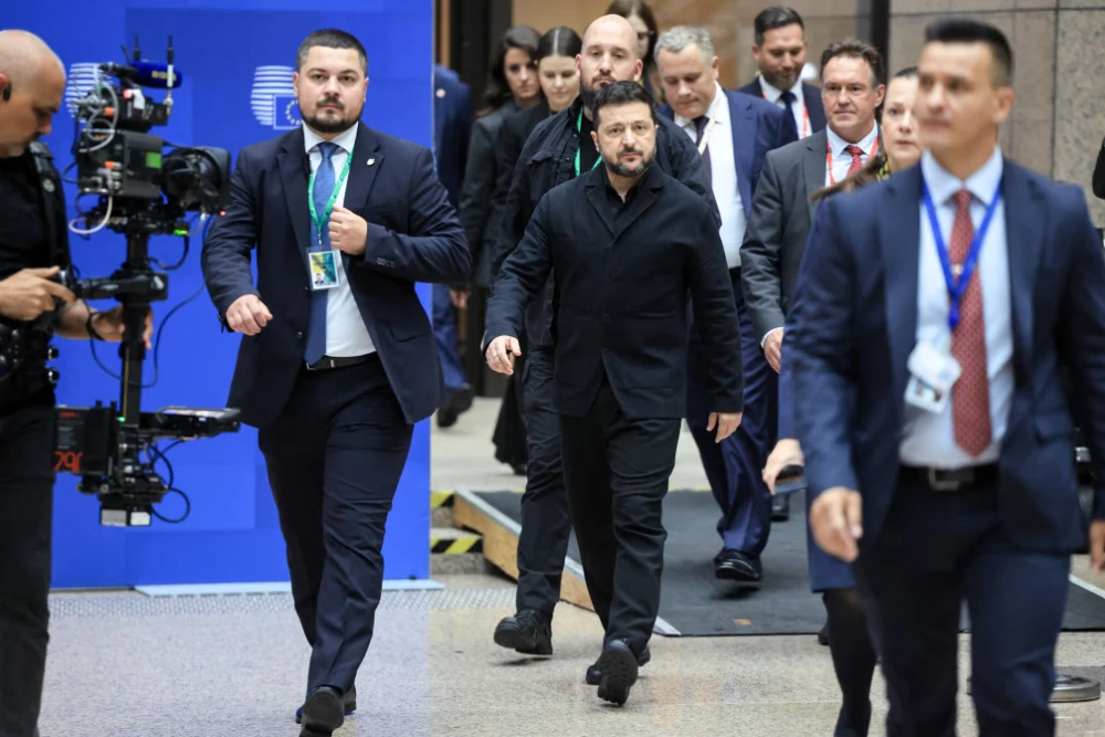 Президент України Володимир Зеленський на саміті Європейського Союзу в Брюсселі минулого тижня