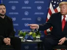 Президент США Дональд Трамп разом із президентом України Володимиром Зеленським на полях 81-ї сесії Генеральної Асамблеї ООН у Нью-Йорку 22 вересня 2026 року